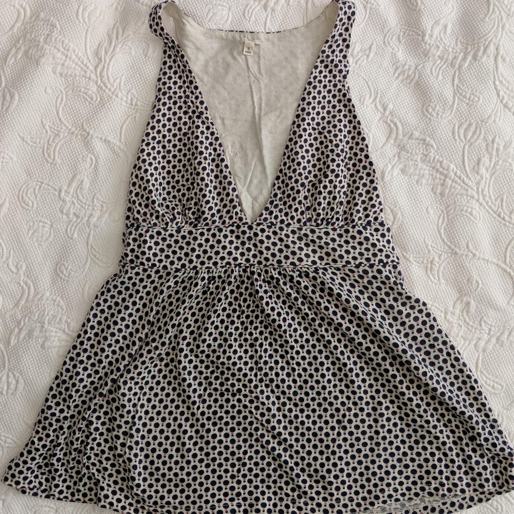 Vintage Y2K J.Crew red, white and blue tank top